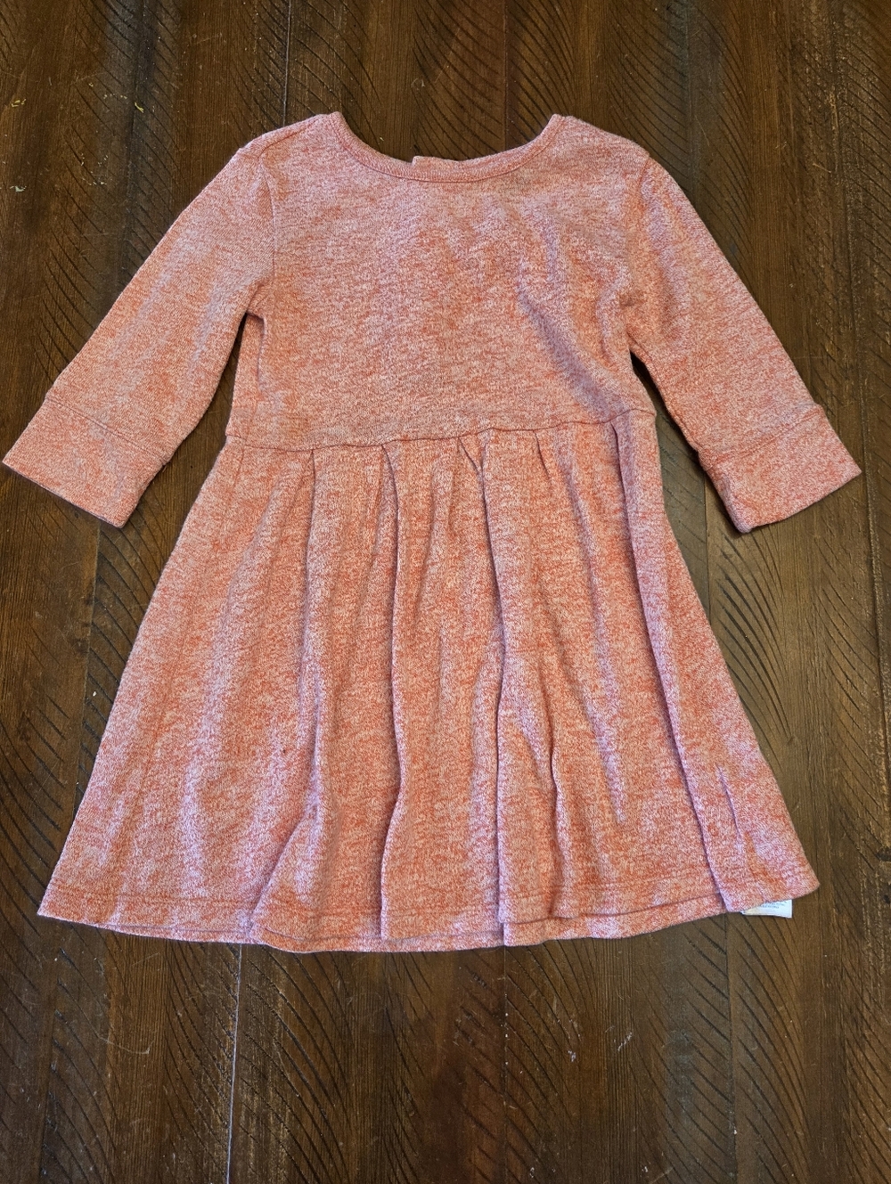 🎈2/$15 GAP Heathered Coral Pink Knit Swing Dress Size 4/5